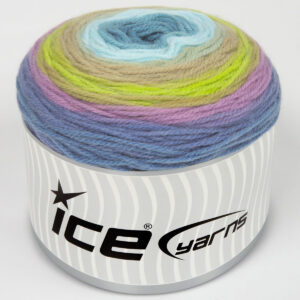 2x150gr Cakes DK Beige, Green, Orchid, Turquoise Shades