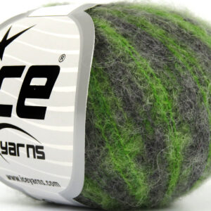 10x30gr Caress Baby Alpaca Color Green Shades, Burgundy, Grey, Orange