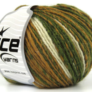 8x50gr Passion Wool Green, Camel, Cream