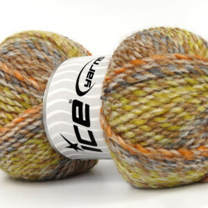 4x100gr Estrella Green, Camel, Orange, Grey