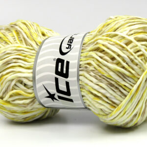2x100gr Raffia Twist Color Yellow, White, Camel