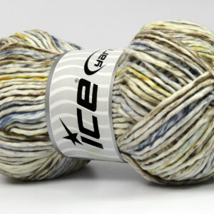 2x100gr Raffia Twist Color Yellow, White, Camel, Teal