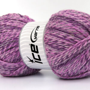 2x200gr Puzzle Wool Worsted Purple, Pink Shades