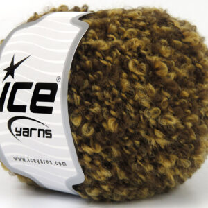 8x50gr Alpaca Boucle Brown Shades