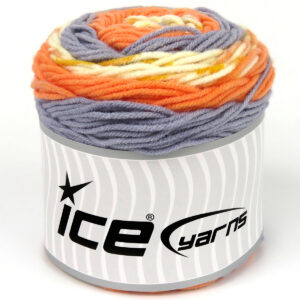 2x140gr Cakes Orange, Grey, Cream, Gold