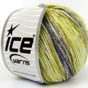 8x50gr Lorena Splash Purple Shades, Yellow Shades, Green Shades