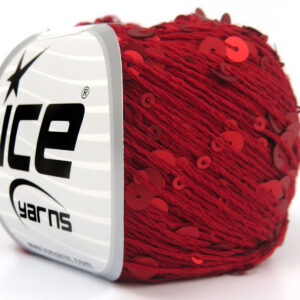 4x50gr Cotton Paillette Red