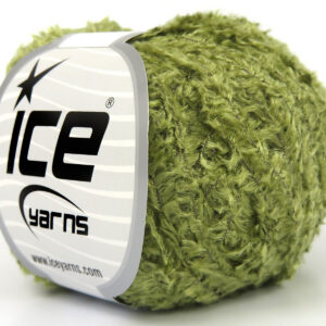 6x50gr Viscose Fur Light Green