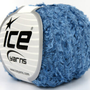 6x50gr Viscose Fur Light Blue