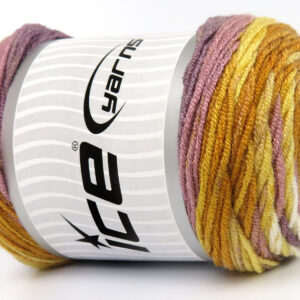 3x100gr Baby Dream Batik Gold Shades, White, Maroon