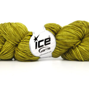 2x100gr Hand Dyed Superwash Merino Olive Green Melange