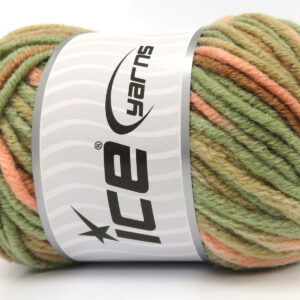 4x100gr Star Merino Batik Brown Shades, Light Salmon, Camel Shades