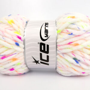4x100gr Chenille Baby Tweed White
