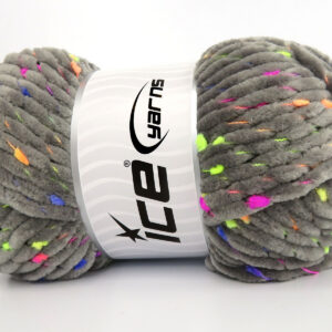 4x100gr Chenille Baby Tweed Grey