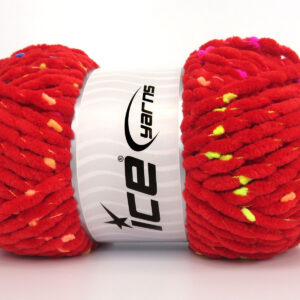 4x100gr Chenille Baby Tweed Red