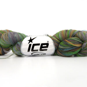 12x25gr Spiral Air Ribbon Green, Grey, Orange, Turquoise