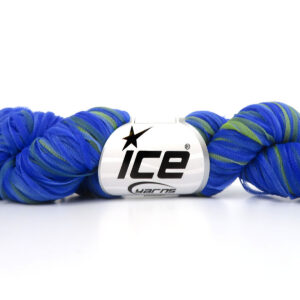 12x25gr Spiral Air Ribbon Blue Shades, Green Shades