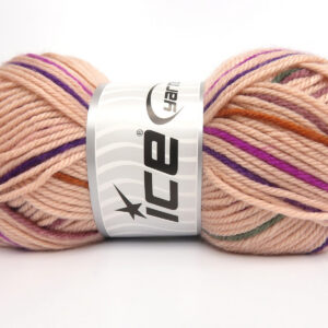 4x100gr Design Line Light Pink, Purple, Fuchsia, Orange, Green