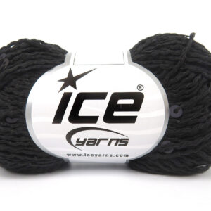 8x50gr Cotone Paillette Black