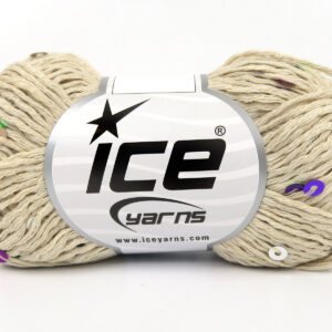 8x50gr Cotone Paillette Beige