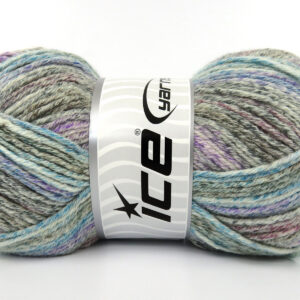 4x100gr Cottonac Spray Turquoise, Brown, Grey, Burgundy