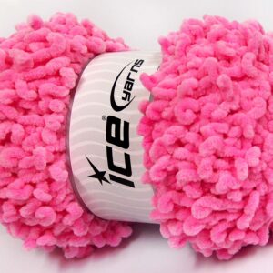 4x100gr Chenille Boucleron Pink