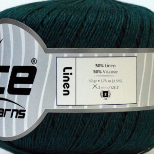 6x50gr Linen Dark Green