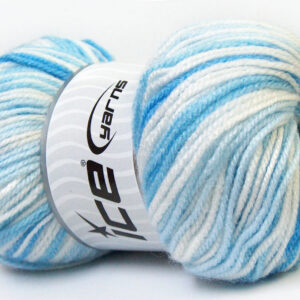4x100gr GumBall Blue Shades, White