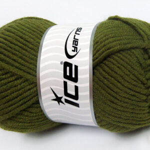 4x100gr Merino Chunky Dark Khaki