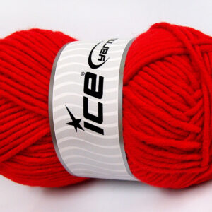 4x100gr Merino Chunky Red