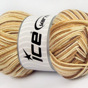 4x100gr Lorena Color Brown, Cream, Camel