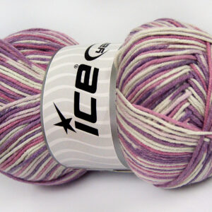 4x100gr Lorena Color Lilac Shades, White