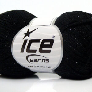 8x50gr Elegant Metallic Cotton Black