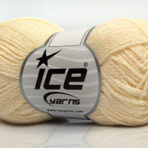 8x50gr Elegant Metallic Cotton Cream, Iridescent