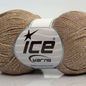 8x50gr Elegant Metallic Cotton Light Camel