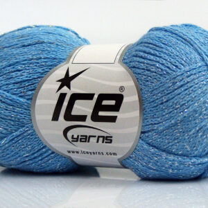 8x50gr Elegant Metallic Cotton Light Blue
