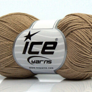 8x50gr Pure Cotton Fine Light Camel