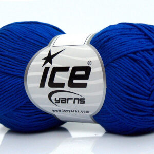8x50gr Pure Cotton Fine Saxe Blue
