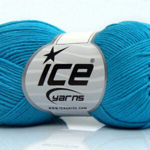 8x50gr Pure Cotton Fine Turquoise
