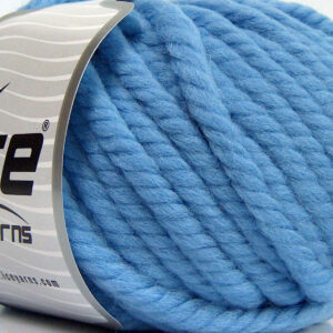 3x100gr Jumbo Pure Wool Light Blue