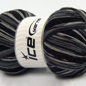 2x150gr Glamor Sock Black, Grey Shades