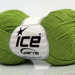 8x50gr Pure Cotton Fine Pistachio Green