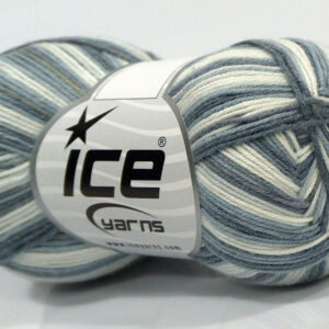 6x50gr Baby Summer Color Blue Shades, Grey, White