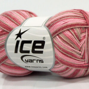 6x50gr Baby Summer Color Pink Shades, Beige