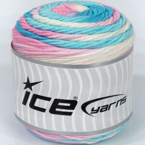 3x100gr Cakes Blues Baby Baby Pink, Turquoise, White