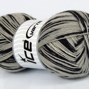 4x100gr Elite Sock Grey Shades, Black