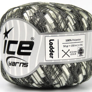 6x50gr Ladder Ecru, Black Trellis