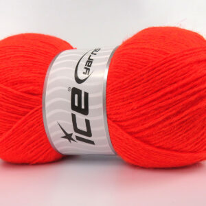 4x100gr Sock Unicolor Neon Dark Orange
