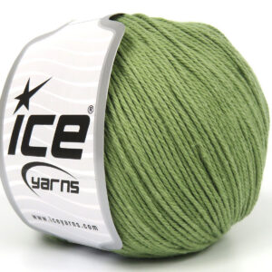 4x100gr Bamboo Cotton Deluxe Olive Green