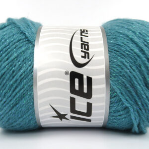 4x100gr Merino Glitz Light Turquoise